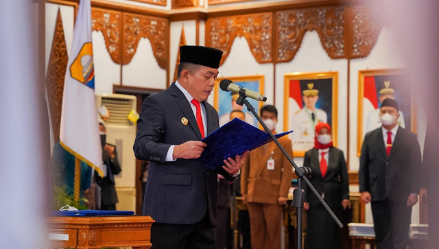 Al Haris Harap Pj Bupati Bisa Kendalikan Daerah. Foto: Diskominfo Provinsi Jambi
