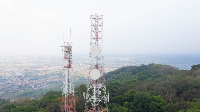 Menara telekomunikasi Mitratel. Foto: Mitratel