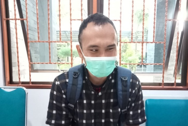 erita Siswa Tunanetra Pejuang UTBK SBMPTN 2022 di UNY. Foto: UNY