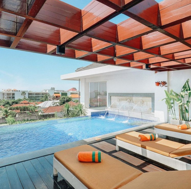 Ilustrasi hotel di Seminyak Bali Foto: Instagram/ @harrisseminyak