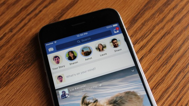 Ilustrasi membuat sorotan di FB Lite. Foto: TechCrunch