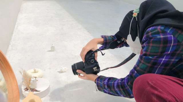 Foto Proses Pengiklanan Produk Skincare/Foto: Pribadi Milik Fauziah