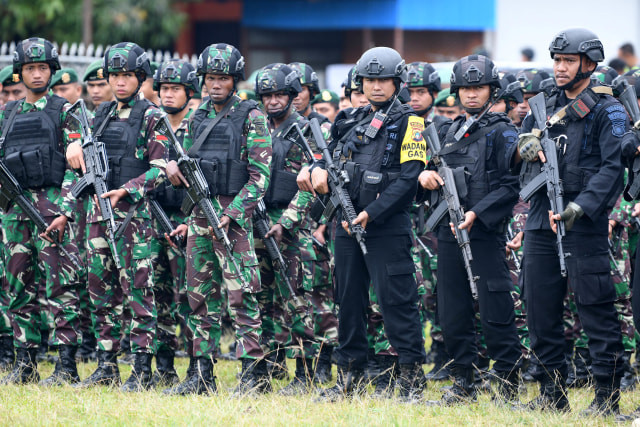 Ilustrasi TNI Polri.  Foto: ANTARA FOTO/M Risyal Hidayat