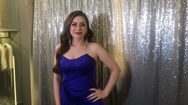 Celine Evangelista dalam Konferensi Pers Single Terbaru Haico Aku Lepas Kamu Cinta, di Holywings Gatot Subroto, Kamis (26/5).
 Foto: Giovanni/kumparan