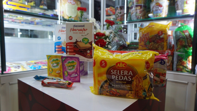 Produk F&B Indonesia yang hadir di Thaifex Anuga Asia 2022. Foto: Ela Nurlaela/kumparan