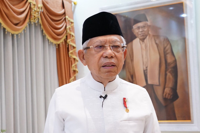 Wakil Presiden Ma'ruf Amin. Foto: KIP