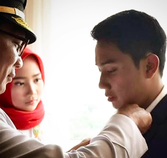 Ridwan Kamil bersama anak pertama, Emmeril Kahn (Eril) dan anak kedua Camillia Laetitia (Zara). Foto: Instagram/@ridwankamil