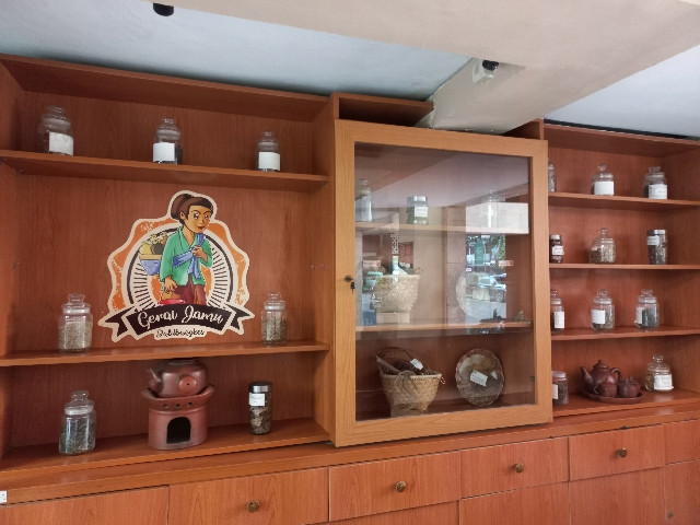 G﻿aleri Jamu. Foto: Hardini Kusumadewi