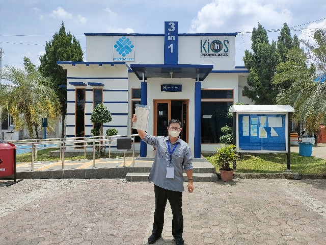 M﻿engambil sertifikat Uji kompetensi di LSP P2 Medan (dok. pribadi)