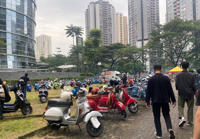 Suasana Festival Jakarta Mods Mayday. Foto: Azizah Arde
