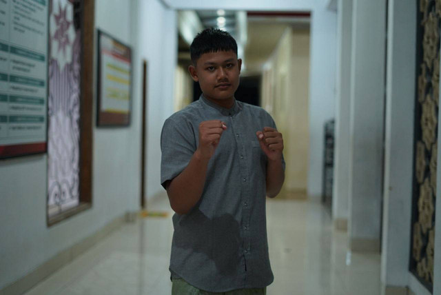 Qubro menekuni taekwondo sejak SD.