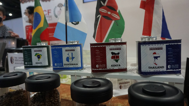 Kopi Kenya di Thaifex Anuga Asia 2022 di Thailand. Foto: Ela Nurlela/kumparan