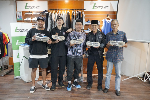 League luncurkan sepatu basket anyar. Foto: Dok. League