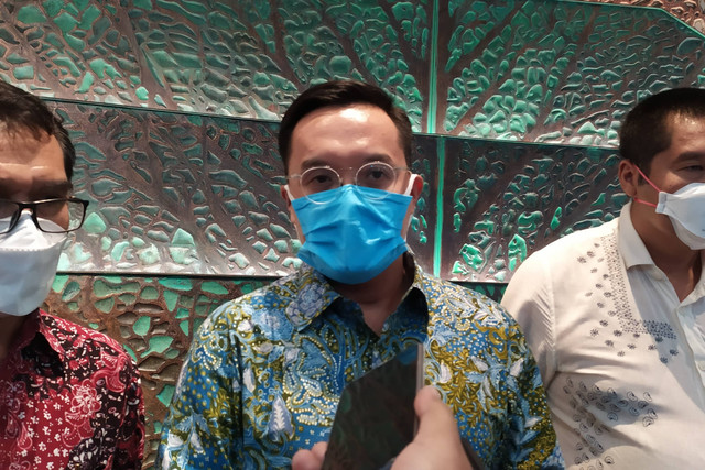 Patrick Walujo ketika menyampaikan keterangan terkait investasi di Kampus Universitas Parahyangan (Unpar), Kota Bandung pada Senin (30/5/2022). Foto: Rachmadi Rasyad/kumparan