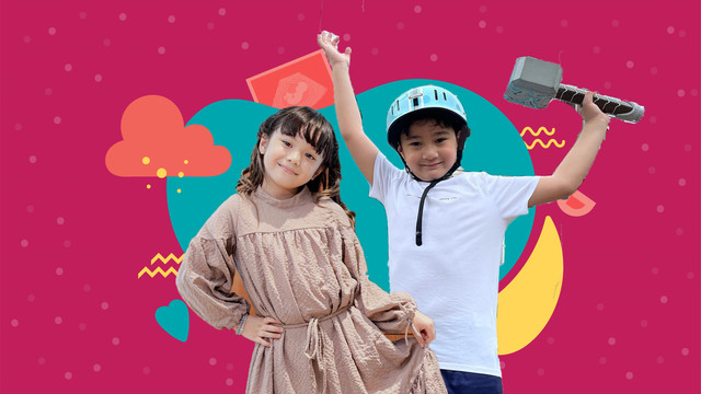 Anak-anak artis yang sudah memasuki usia sekolah. Foto: Instagram @raffinagita1717 dan @gisel_la