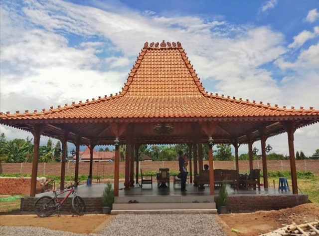 Bangunan Joglo Foto: Instagram/ @dekorasirumahjawa