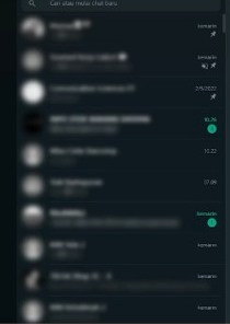 Ilustrasi mem-blur kontak dan obrolan WhatsApp via laptop atau komputer. (Foto: TikTok/@starcompindonesia). 