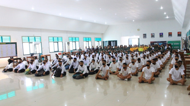 Sebanyak 111 calon taruna dan taruni akan mengikuti seleksi di Korem 132/Tadulako, Selasa (31/5). Foto: Kiriman Penrem 132/Tadulako