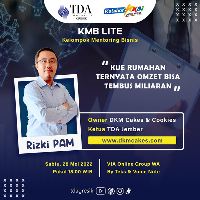 Sharing binis: 'Kue Rumahan Ternyata Omzet Bisa Tembus Miliaran'. dok