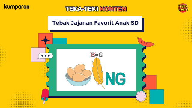 Teka-teki konten episode 7: Ajak teman SD-mu untuk bermain teka-teki kali ini.  Foto: kumparan