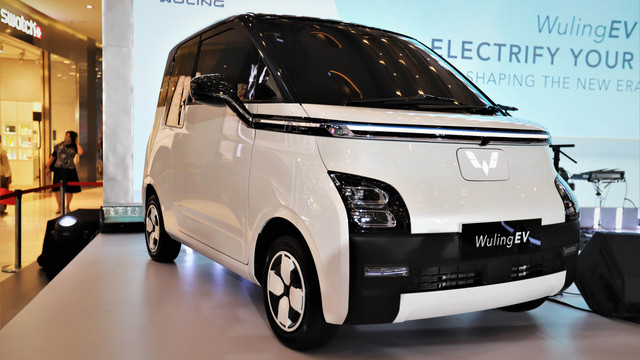 Tampilan eksterior mobil listrik Wuling EV. Foto: Muhammad Ikbal/kumparanOTO