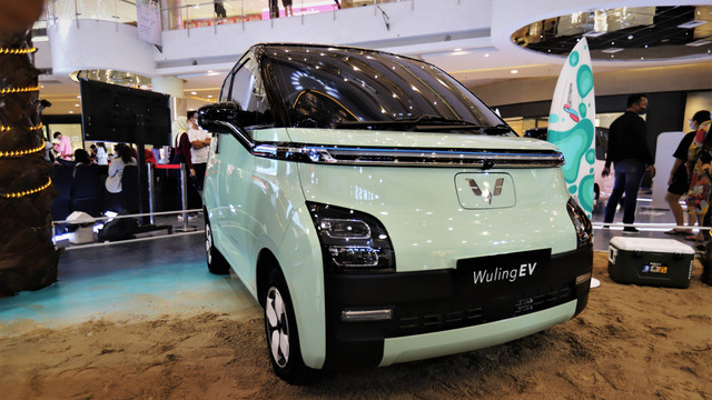 Tampilan eksterior mobil listrik Wuling EV. Foto: Muhammad Ikbal/kumparanOTO