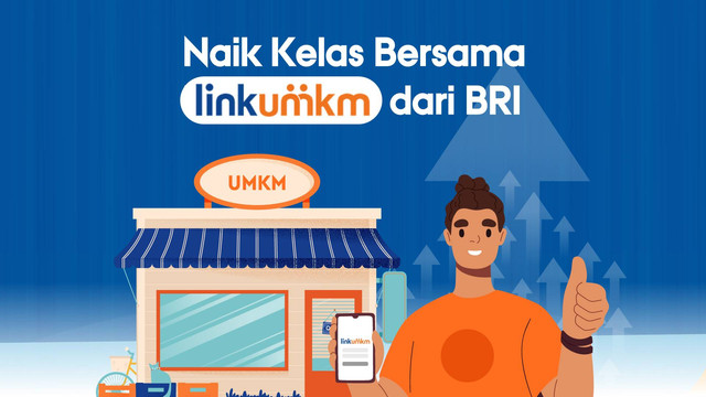 Link UMKM sebagai platform pemberdayaan online dari BRI. Foto: Anisti F./ kumparan