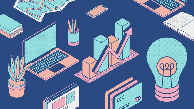 Ilustrasi perkembangan teknologi (diedit melalui apk Canva)