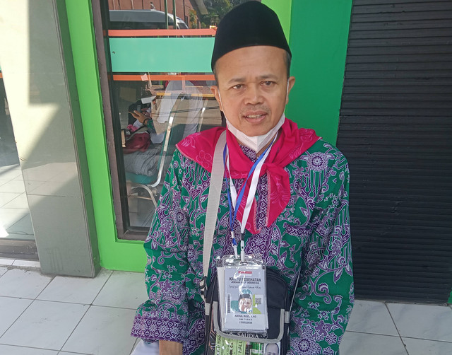 Abdul Rozi, calon jamaah haji asal Tuban, Jatim. Foto: Masruroh/Basra