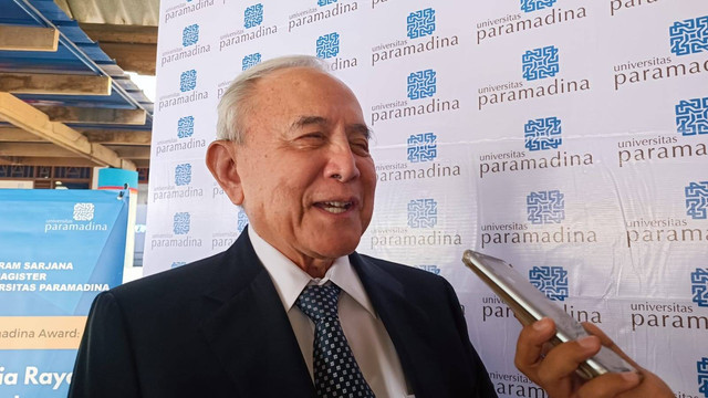 Profil TP Rachmat di Universitas Paramadina, Sabtu (4/6). Foto: Narda Margaretha Sinambela/kumparan