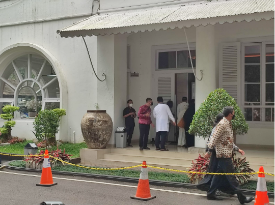 Suasana kegiatan doa bersama untuk Eril di Gedung Pakuan, Kota Bandung, pada Sabtu (4/6). Rachmadi Rasyad/kumparan