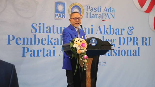 Zulhas di acara silaturahmi akbar dan pembekalan bacaleg PAN. Foto: PAN