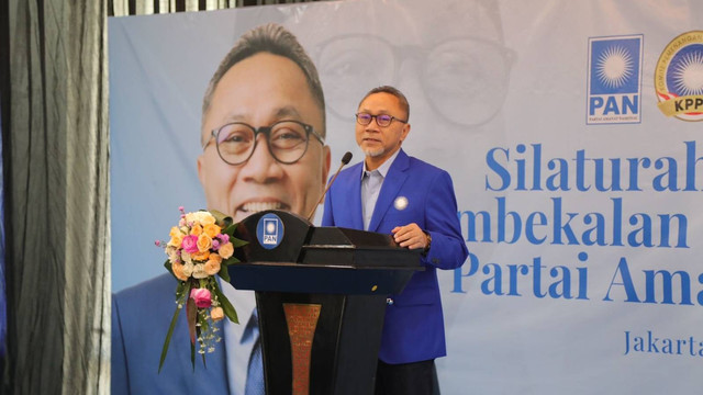 Zulhas di acara silaturahmi akbar dan pembekalan bacaleg PAN. Foto: PAN