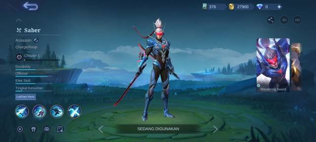 Saber. Foto: Mobile Legends
