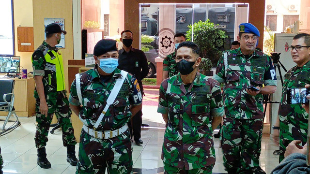 Kolonel Infanteri Priyanto jalani sidang vonis terkait kasus pembunuhan, di Pengadilan Militer Tinggi II, Selasa (7/6/2022). Foto: Aprilandika Pratama/kumparan