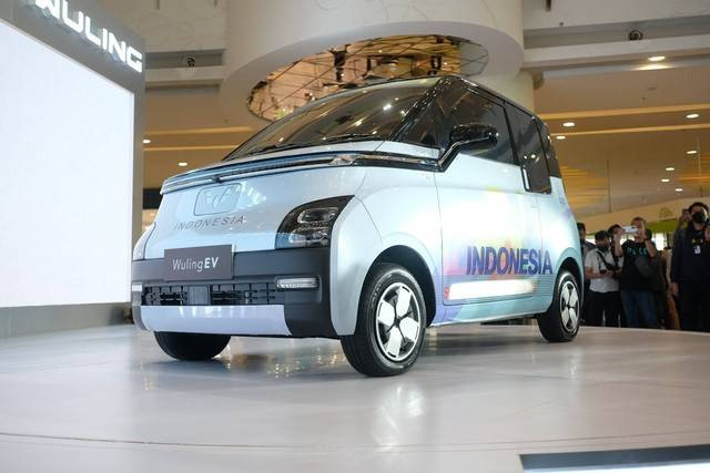 Foto mobil Wuling EV yang akan ikut serta dalam meramaikan KTT G20. Foto: Dok. Wuling