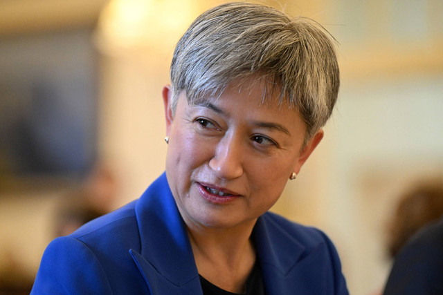 Menlu baru Australia, Penny Wong.

 Foto: Saeed Khan/AFP