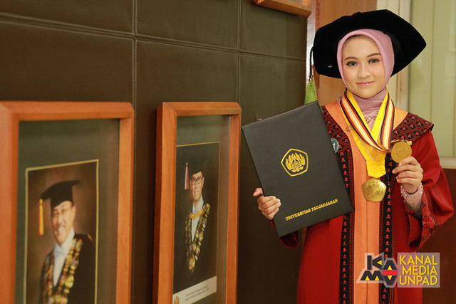 Mahasiswi Unpad, Rein Vidya Banafsha. Foto: Dadan Triawan via website Unpad