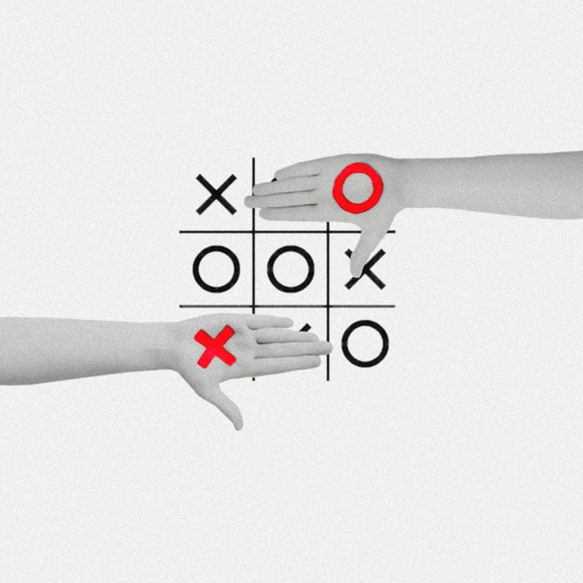 Ilustrasi bermain tic tac toe Google. Foto: 