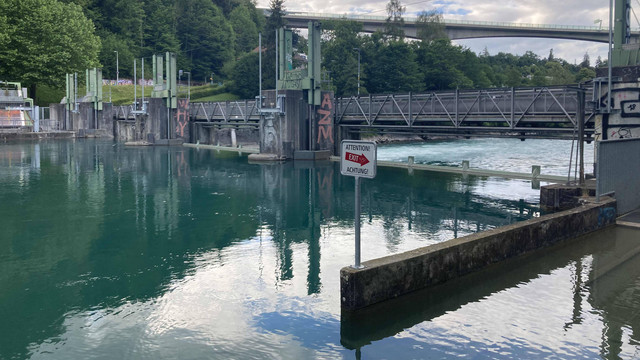 Lokasi ditemukannya jenazah Emmeril Kahn Mumtadz atau Eril di Bendungan Engehalde, Bern, Swiss, Kamis (9/6/2022). Foto: Daniel Chrisendo/kumparan
