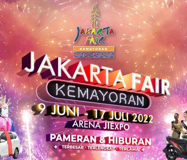 Poster PRJ Kemayoran 2022 Foto: Instagram/ @jakartafairid