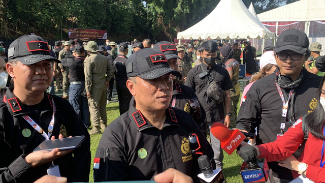 Kadiv Humas Polri, Irjen Pol Dedi Prasetyo di Mako Brimob, Depok, Jumat (10/6). Foto: Nugroho GN/kumparan