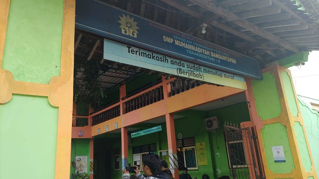 SMP Muhammadiyah Banguntapan. Foto: Arfiansyah Panji Purnandaru/kumparan