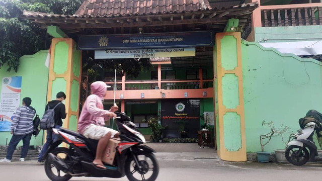 SMP Muhammadiyah Banguntapan Bantul. Foto: erfanto/Tugu Jogja