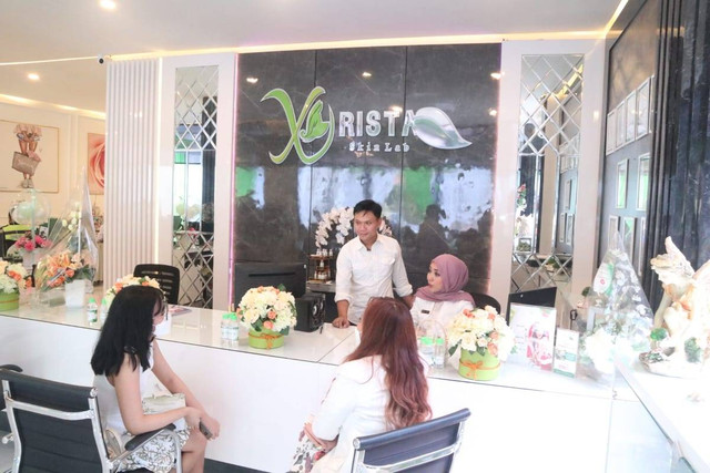 Wajah Baru Xrista Skinlab di Jalan Merbabu no 37, Kota Malang. Foto / Feni Yusnia