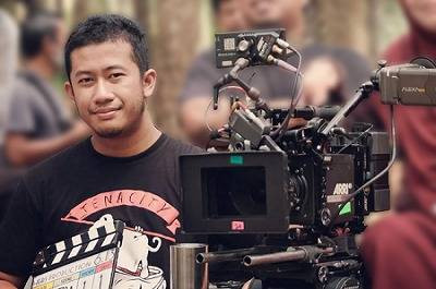 Miky Havis mahasiswa DIV Prodi Produksi Film dan Televisi (Profiti) Universitas Dinamika (Undika) Surabaya..