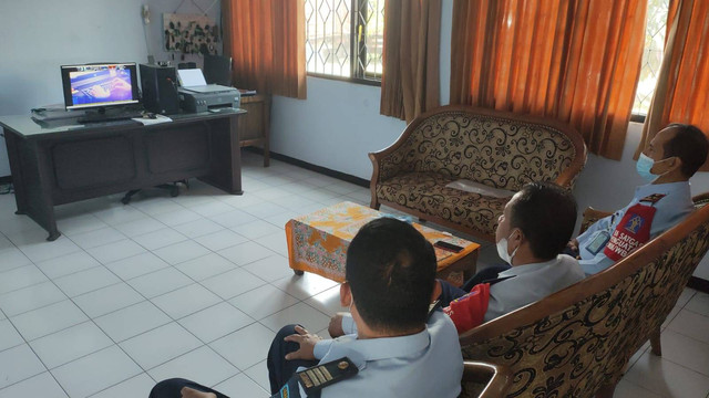 Rupbasan Mojokerto Ikuti Launching KUMHAM-CSIRT untuk Mendukung Program Nasional Secara Virtual (Foto:HumasRupMoker) 