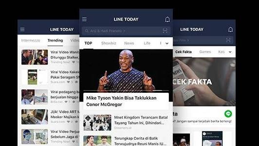 Ilustrasi line today. Foto: Line