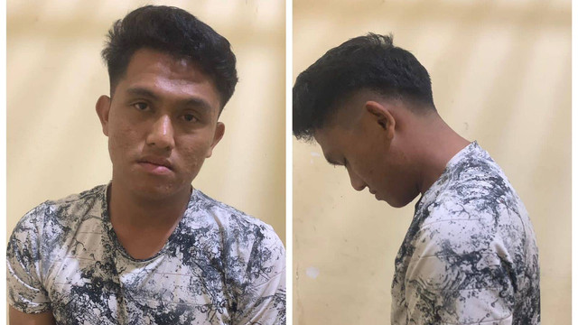 Sopir travel, pelaku pemerkosaan terhadap anak di bawah umur di Rejang Lebong, Bengkulu. Foto: Polda Bengkulu