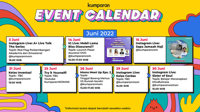 kumparan Event Calendar Juni 2022. Foto: Tim Kreatif kumparan